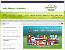 Tablet Screenshot of flaggenparadies.de